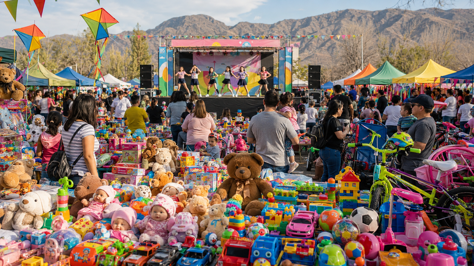 Día del Niño en Las Heras: Gran Feria del Juguete y show de Guerreras K-Pop