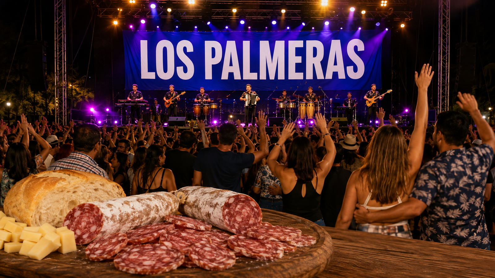 Fiesta del Salame Quintero 2026: Los Palmeras llegan a Mercedes