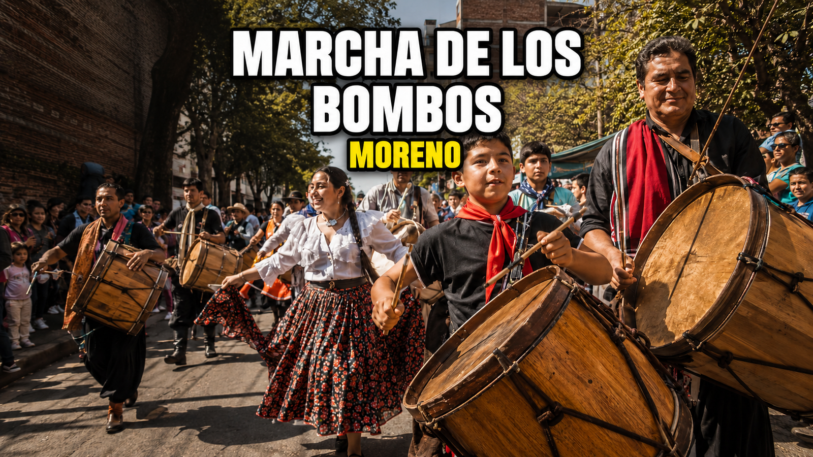 Marcha de los Bombos en Moreno 2026: fechas, horarios y recorrido