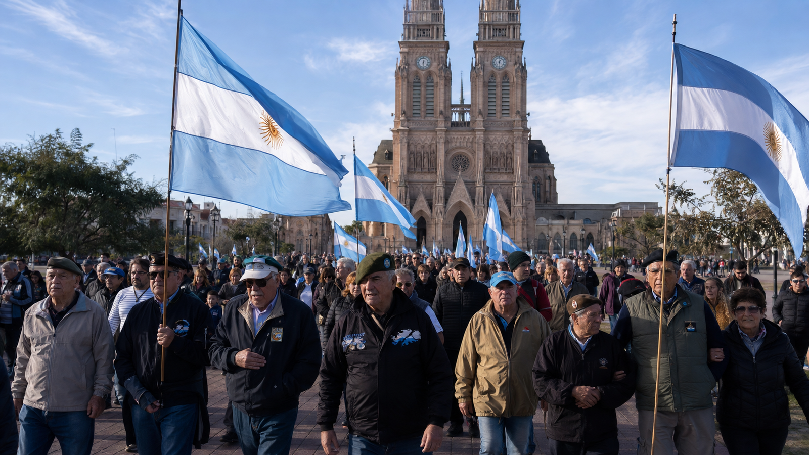 Luján será sede de la primera Peregrinación Nacional de Veteranos de Malvinas