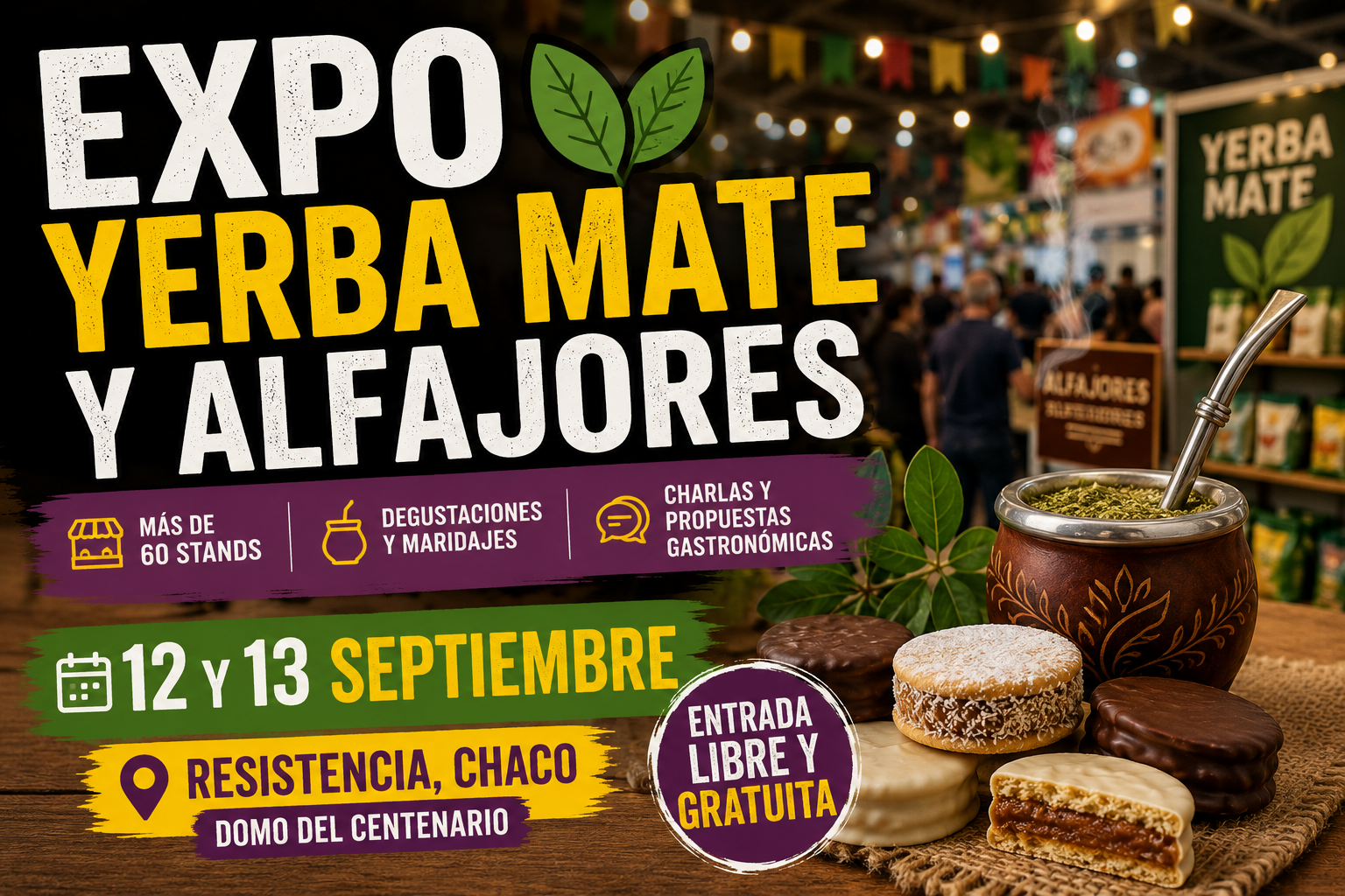 Expo Yerba Mate y Alfajores 2026 en Resistencia: cuándo es y qué habrá